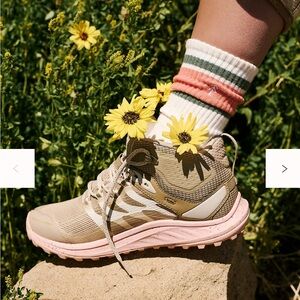 Merrell Women's Beige and Coral Athletic/Hiking Shoes